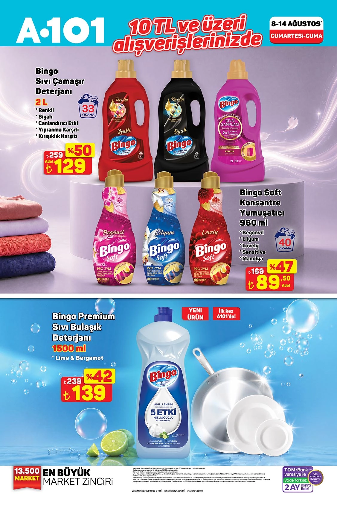 A101 Broşürü 10 TL ve Üzeri Alışverişlerinizde — sayfa 1