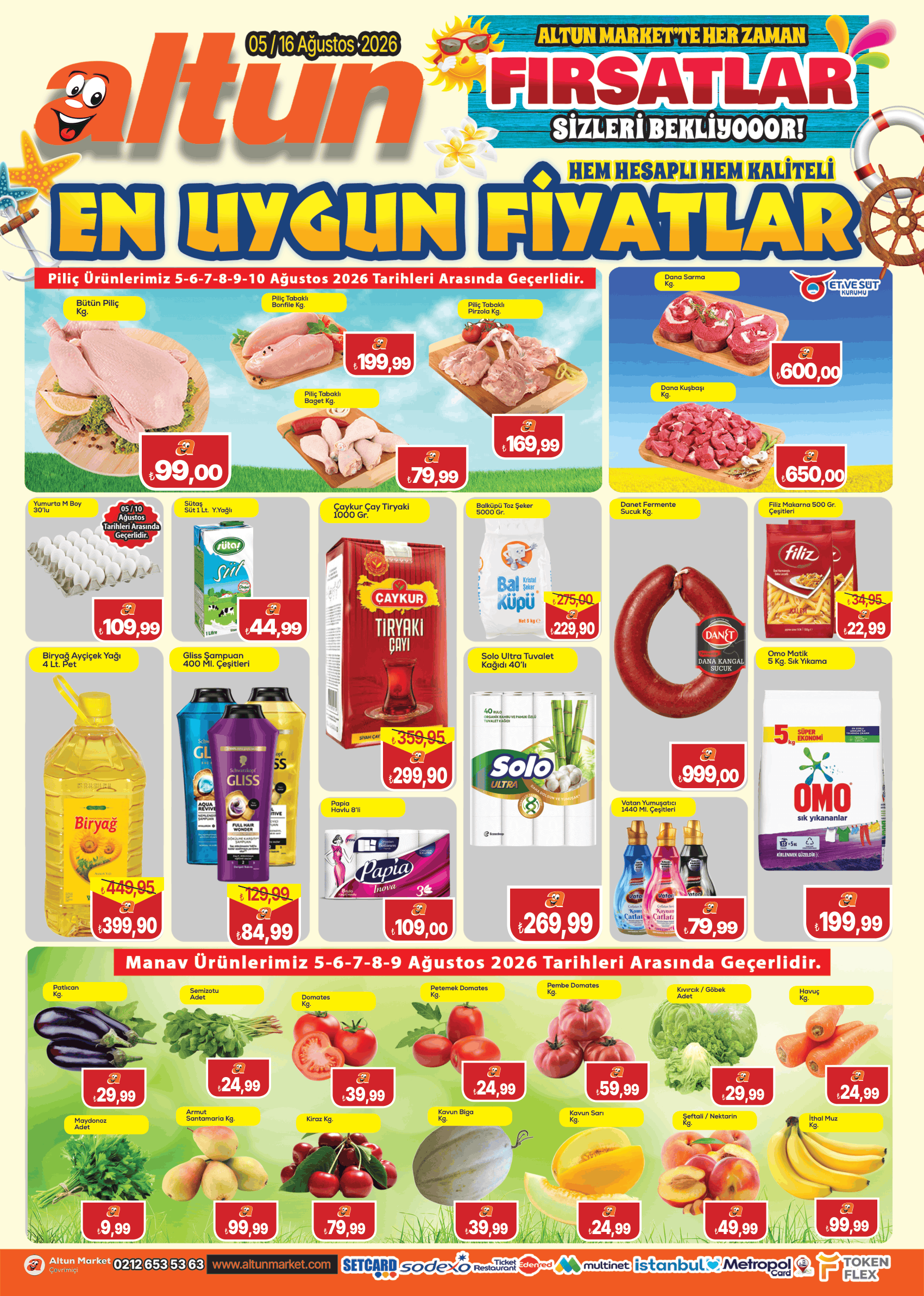 Altun Market Broşürü 5-16 Ağustos