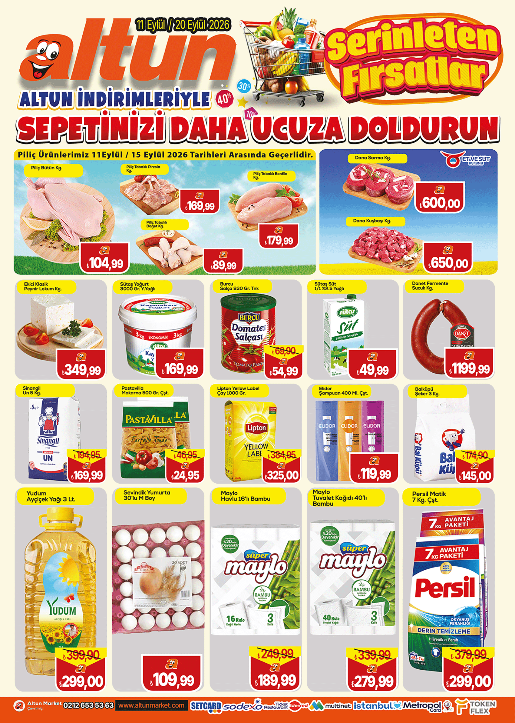 Altun Market Broşürü 11-20 Eylül