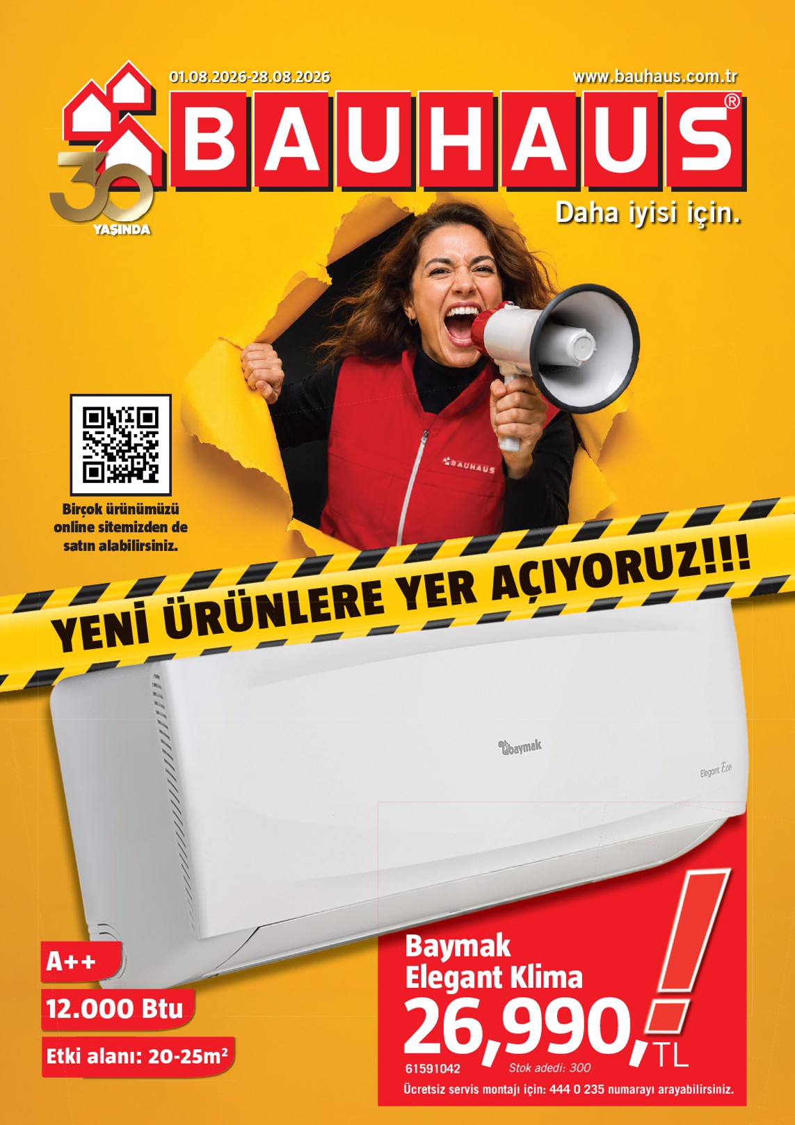 Bauhaus Broşürü 1-28 Ağustos — sayfa 1