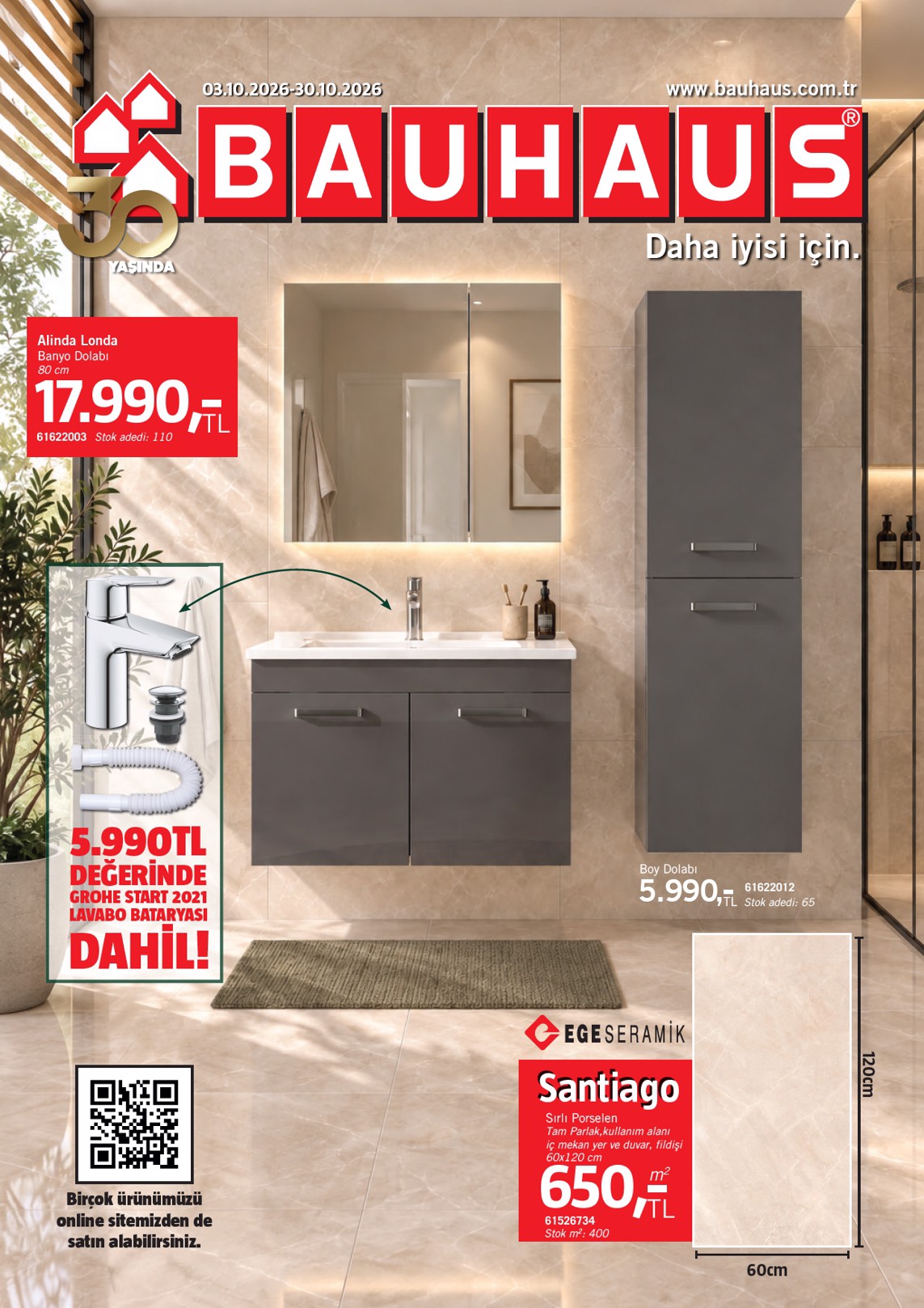 Bauhaus Broşürü 3-30 Ekim