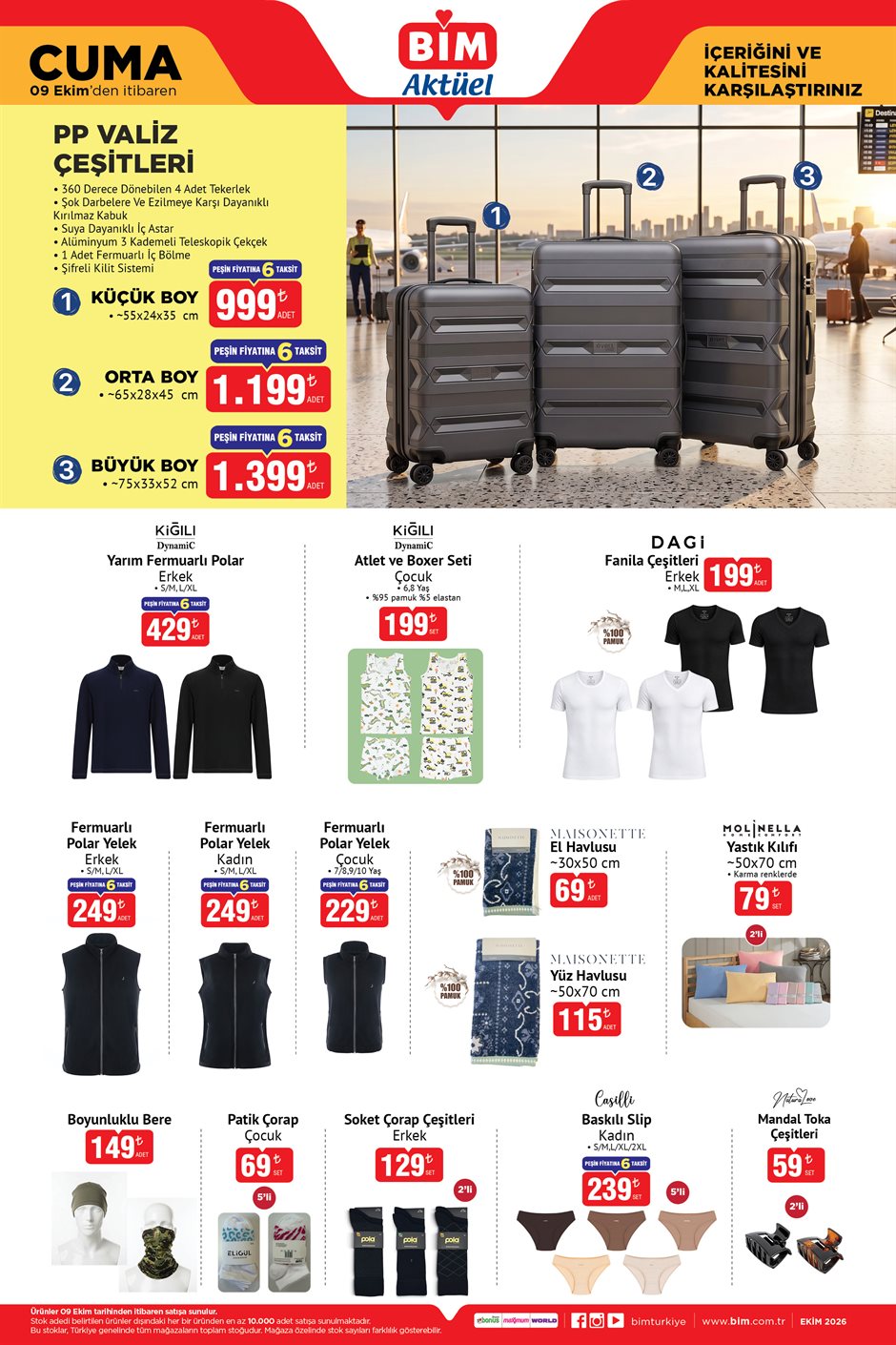 BİM Broşürü 09 Ekim Cuma