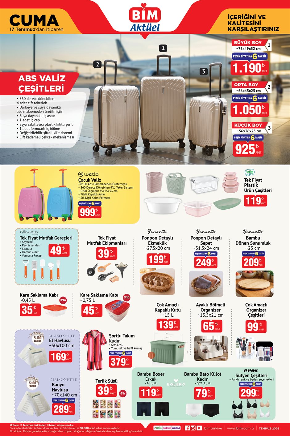 BİM Aktüel 17 Temmuz Cuma — sayfa 2