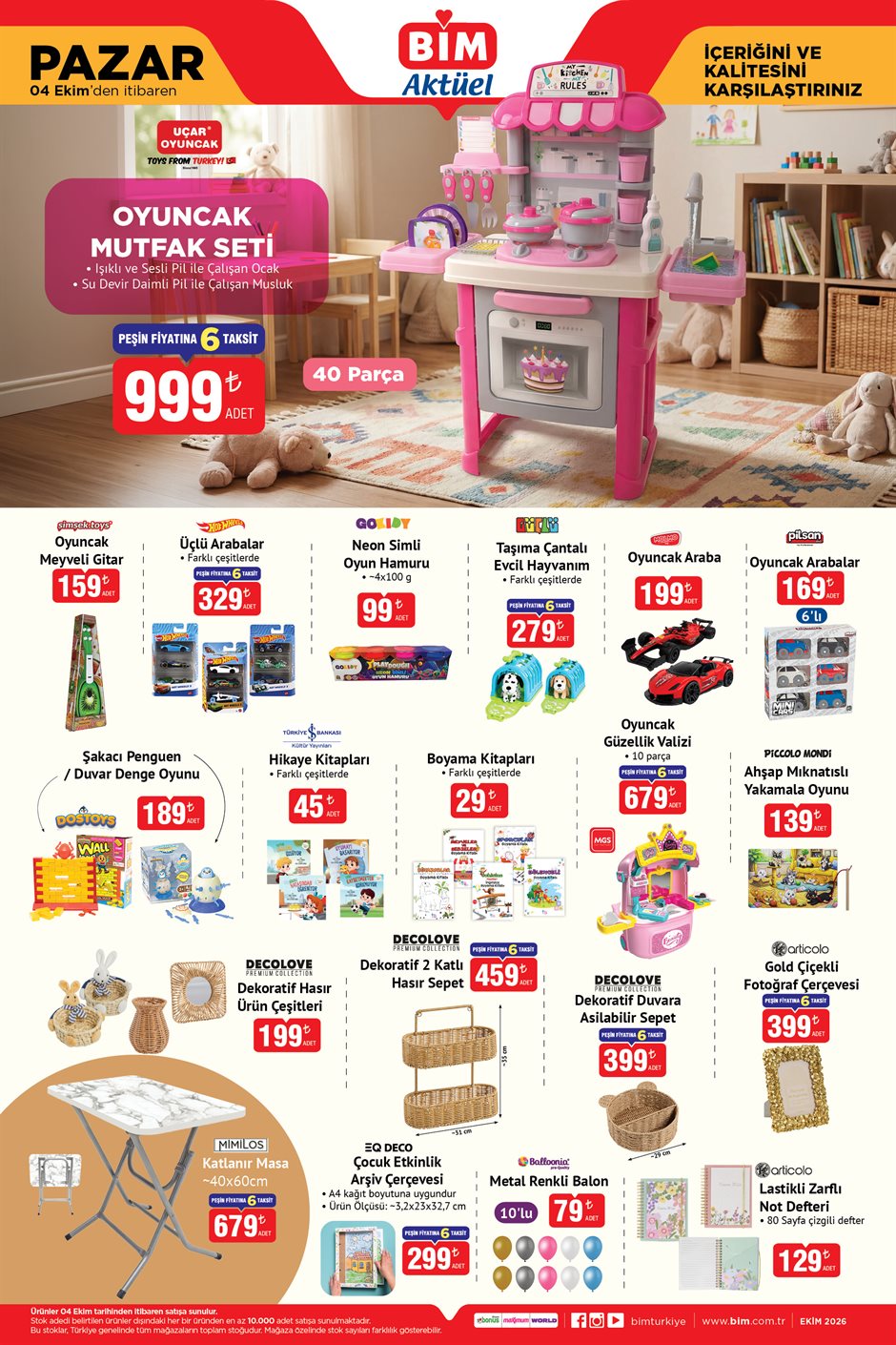 BİM Broşürü 04 Ekim Pazar — sayfa 3