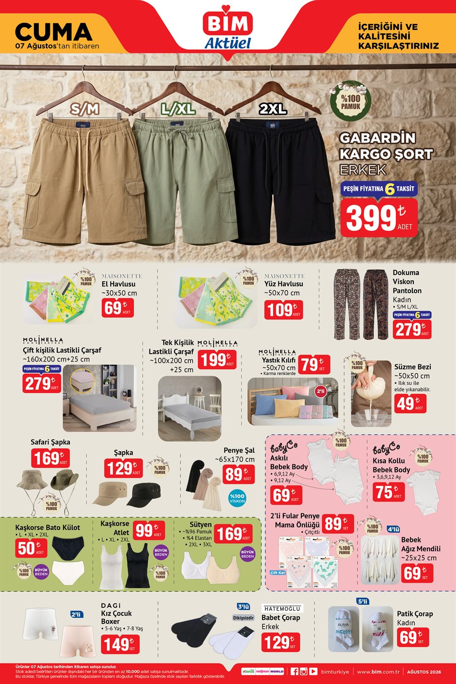 BİM Broşürü 07 Ağustos Cuma
