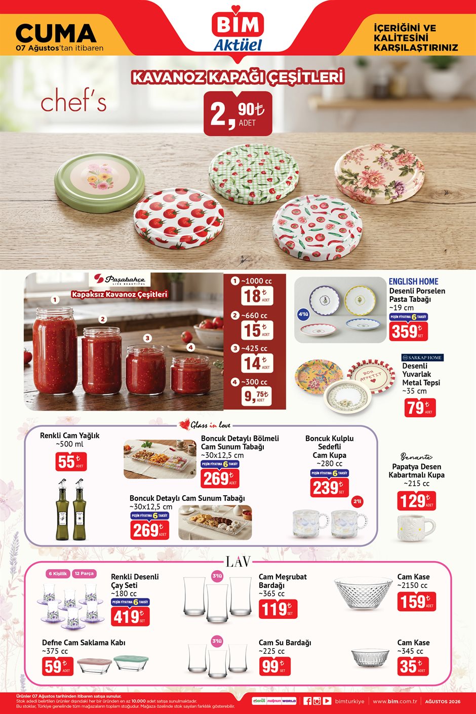 BİM Broşürü 07 Ağustos Cuma — sayfa 3
