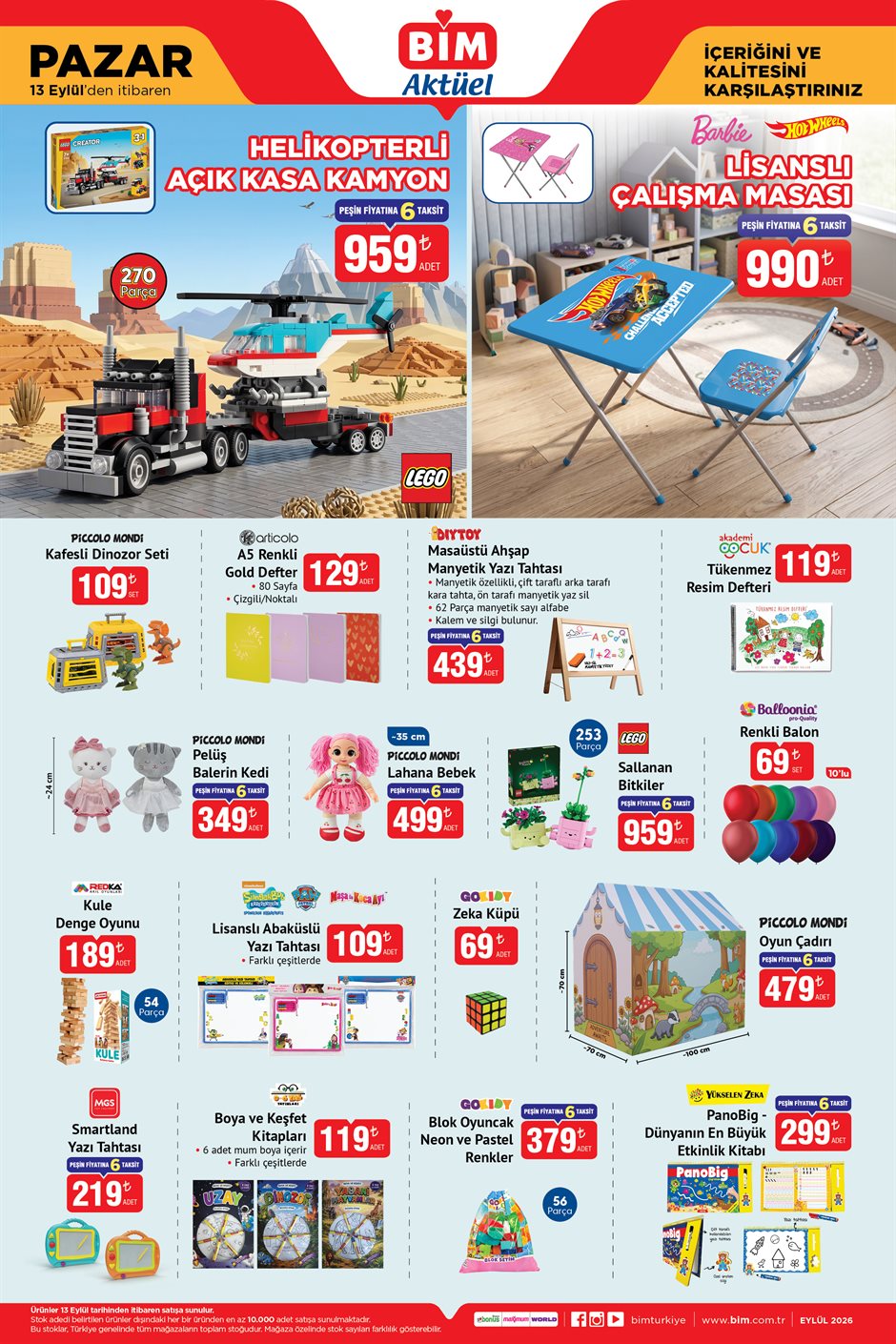 BİM Broşürü 13 Eylül Pazar — sayfa 3