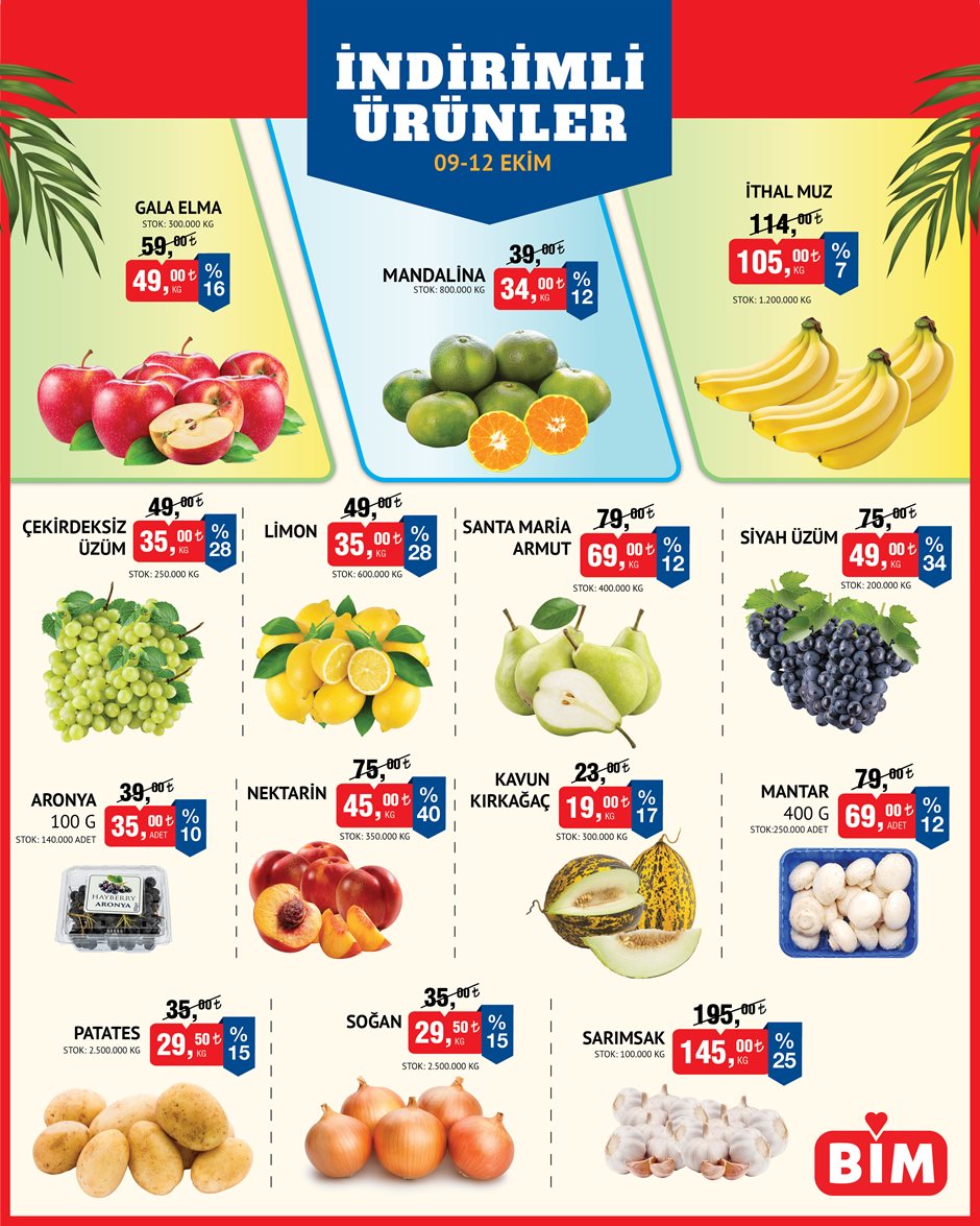 BİM Broşürü 09-12 Ekim — sayfa 1