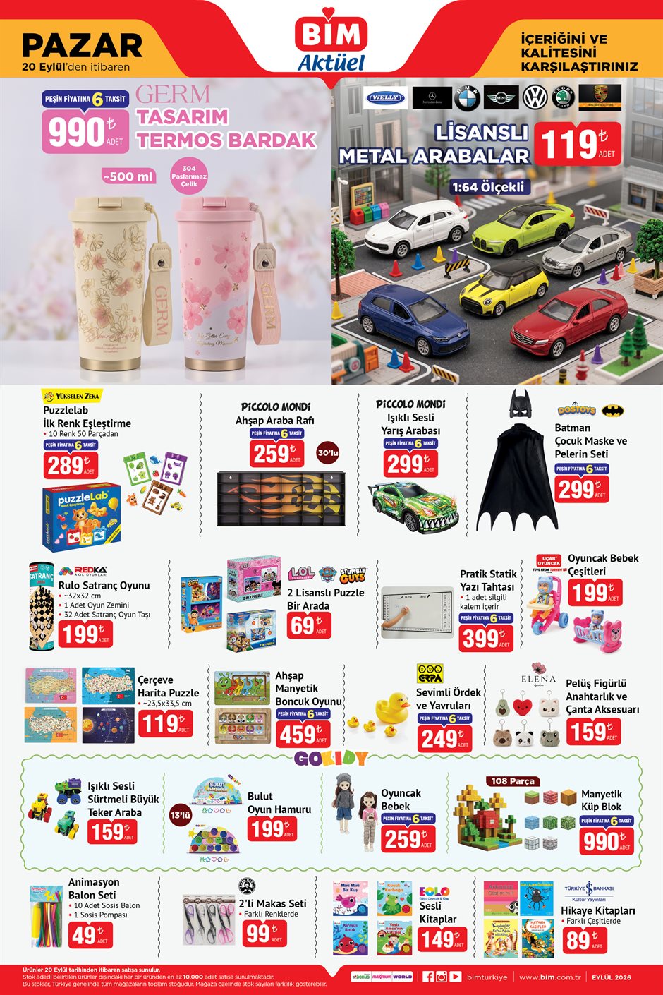 BİM Broşürü 20 Eylül Pazar — sayfa 3