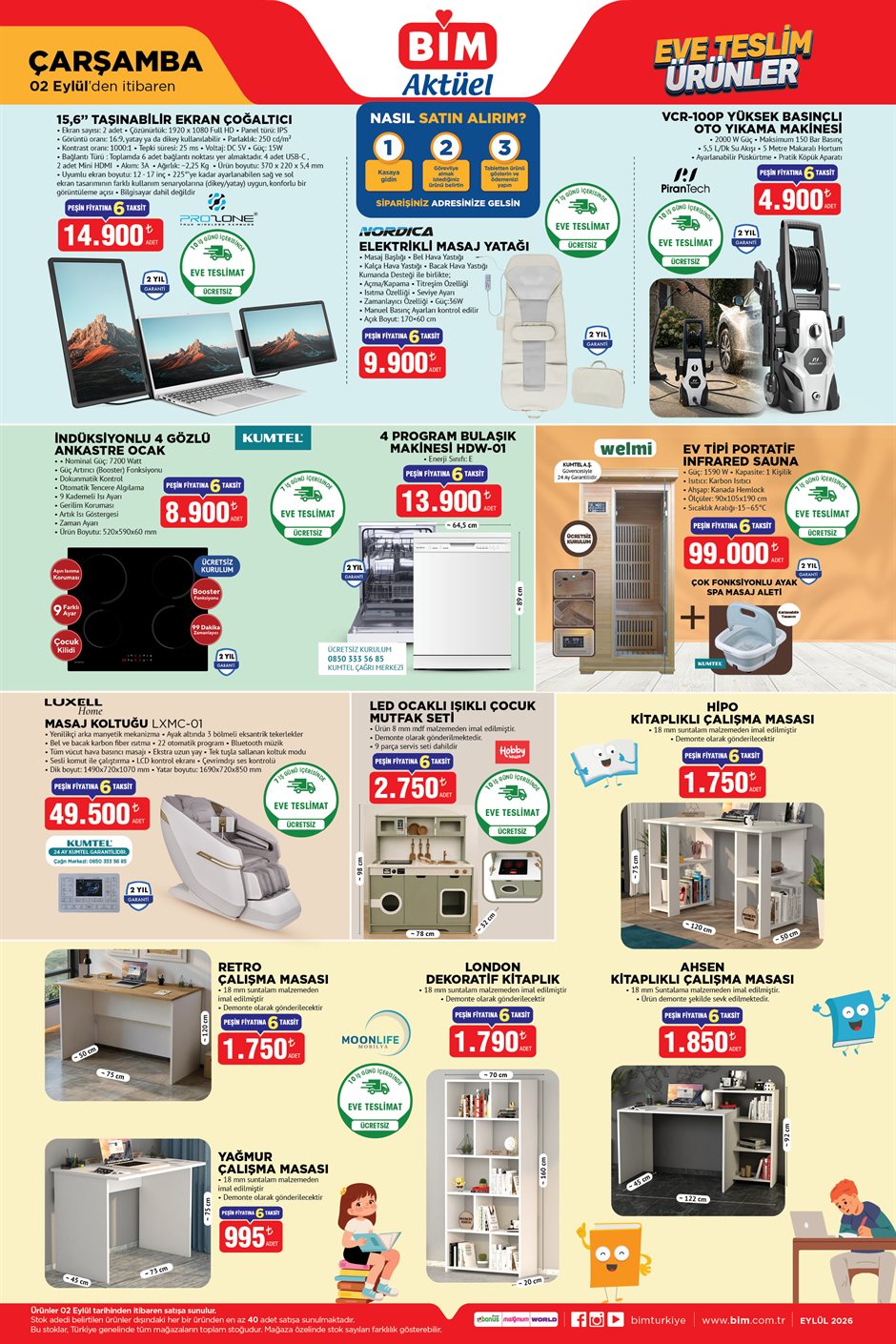 BİM Broşürü 02 Eylül Çarşamba