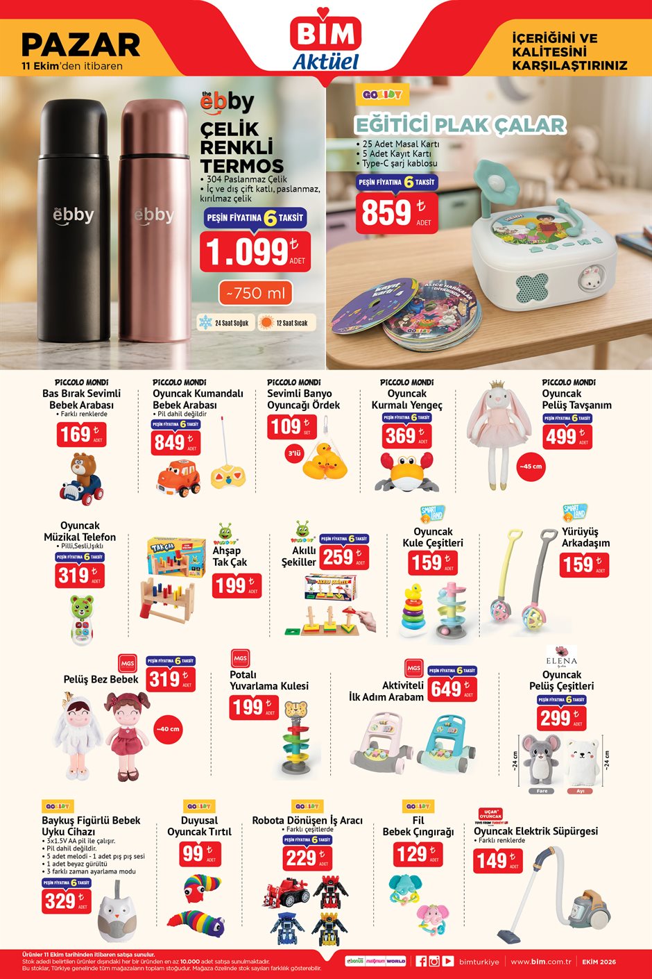 BİM Broşürü 11 Ekim Pazar — sayfa 4