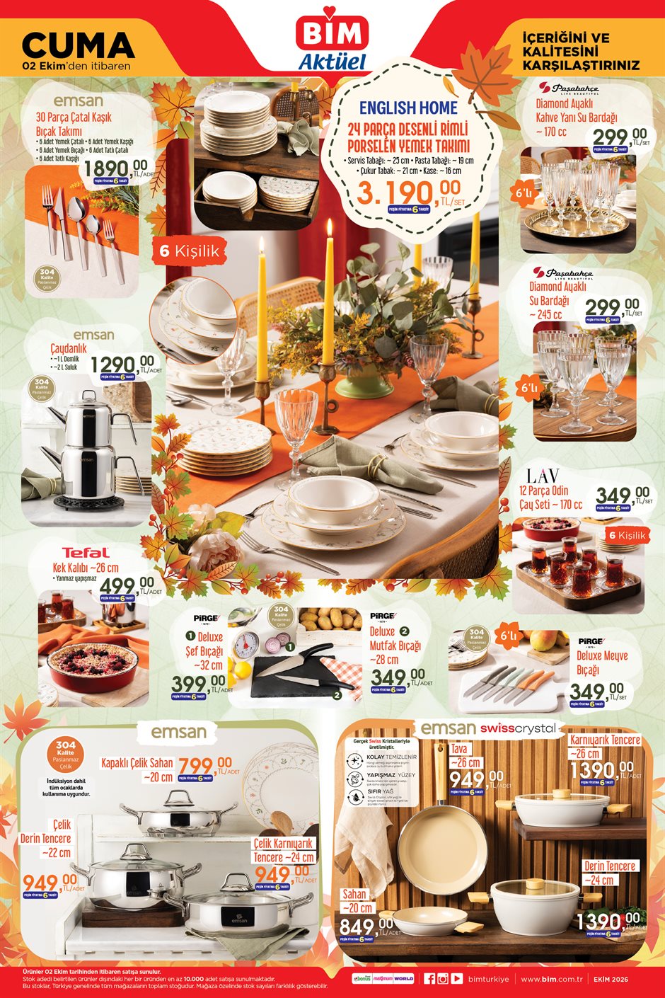 BİM Broşürü 02 Ekim Cuma
