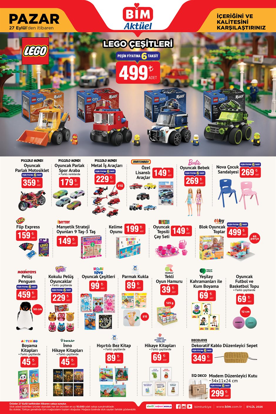 BİM Broşürü 27 Eylül Pazar — sayfa 3