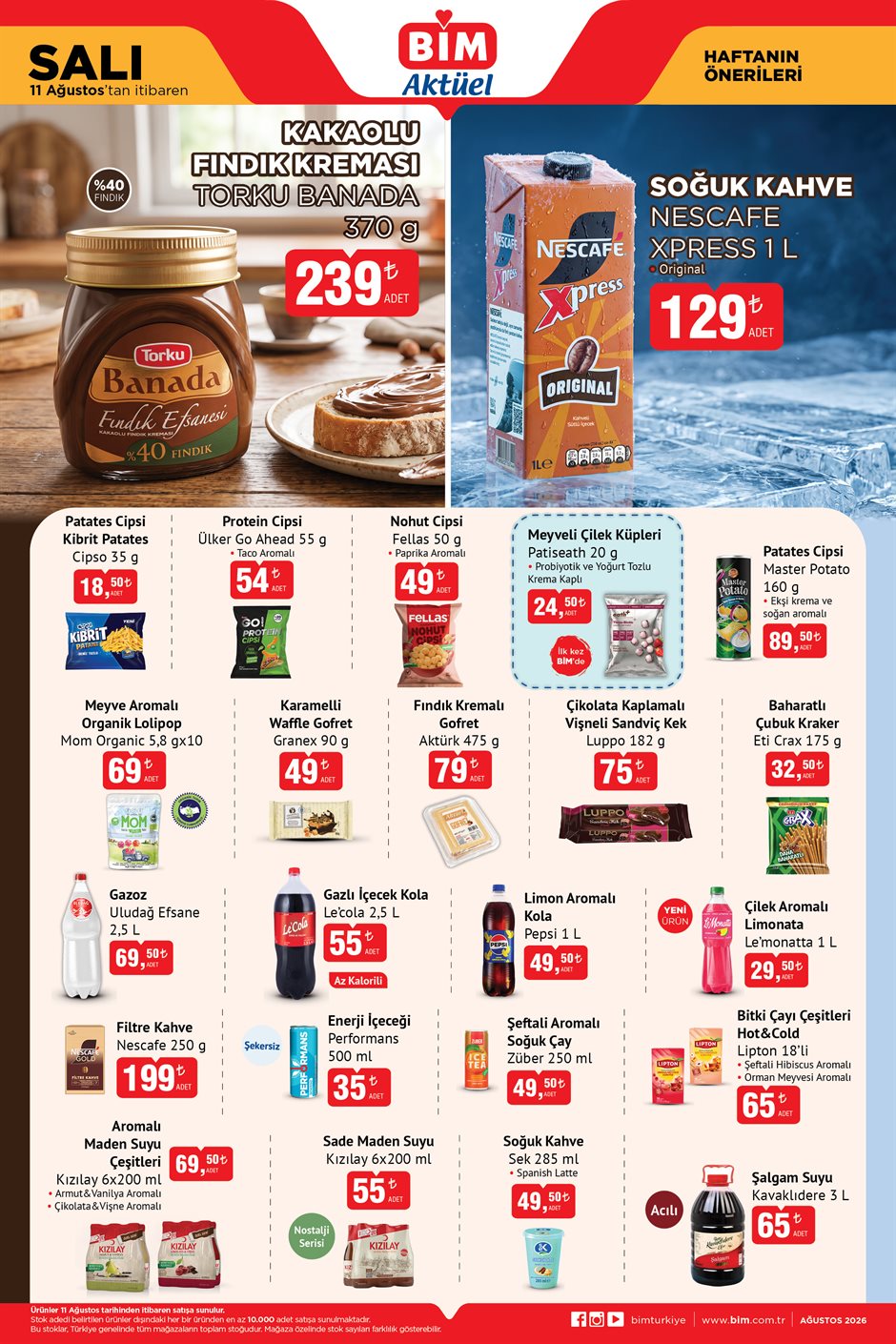 BİM Broşürü 11 Ağustos Salı — sayfa 2