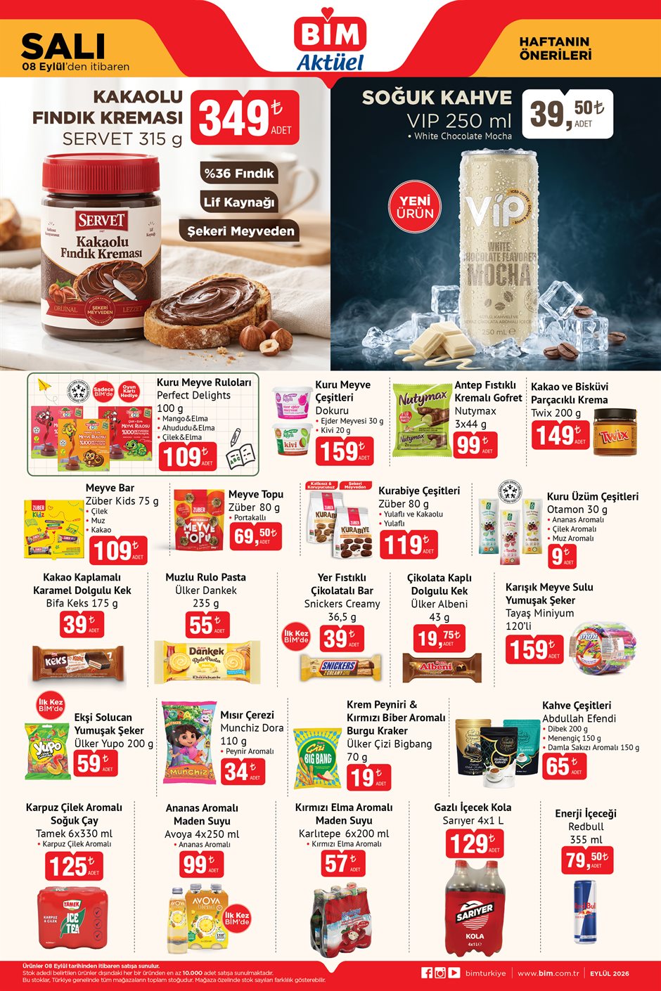 BİM Broşürü 08 Eylül Salı — sayfa 2