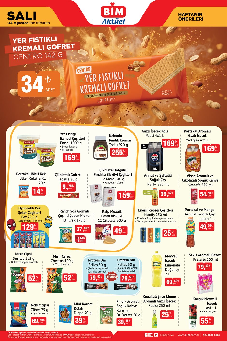 BİM Broşürü 04 Ağustos Salı — sayfa 2