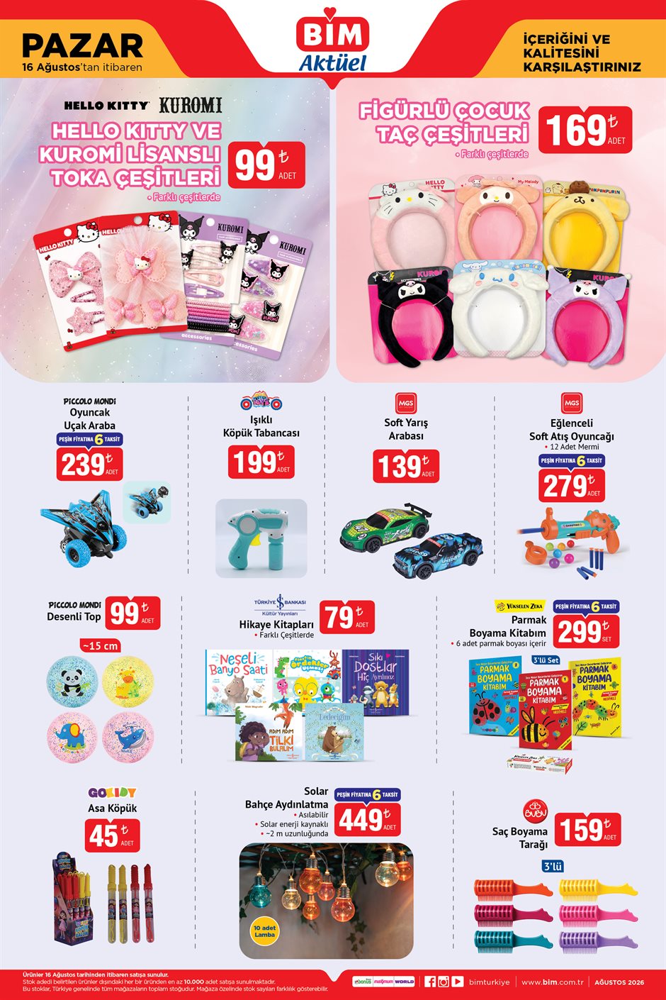 BİM Broşürü 16 Ağustos Pazar — sayfa 3