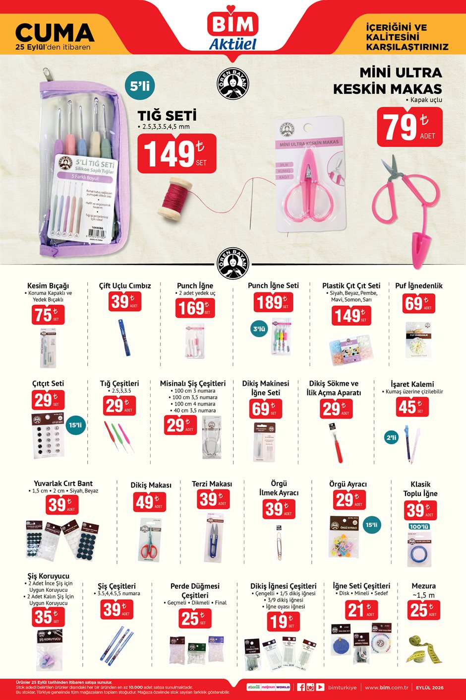 BİM Broşürü 25 Eylül Cuma — sayfa 4