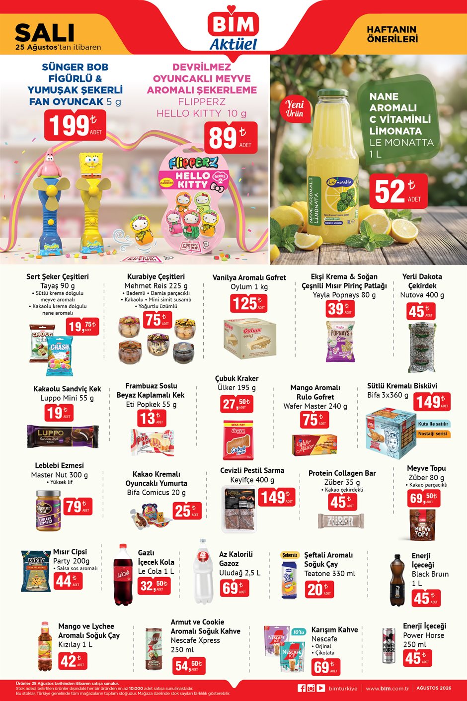 BİM Broşürü 25 Ağustos Salı — sayfa 2
