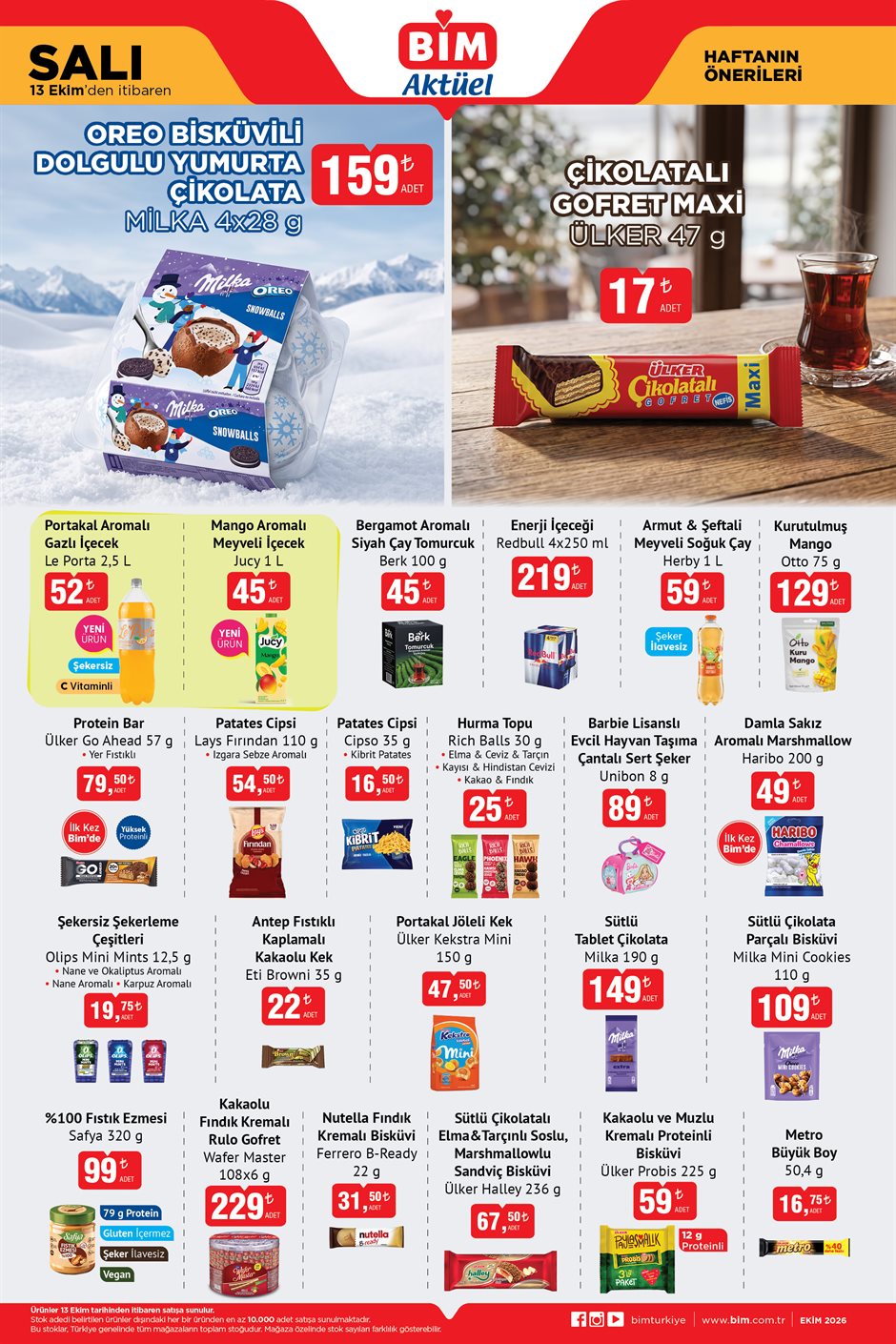 BİM Broşürü 13 Ekim Salı — sayfa 1