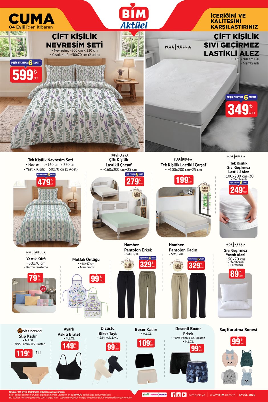 BİM Broşürü 04 Eylül Cuma