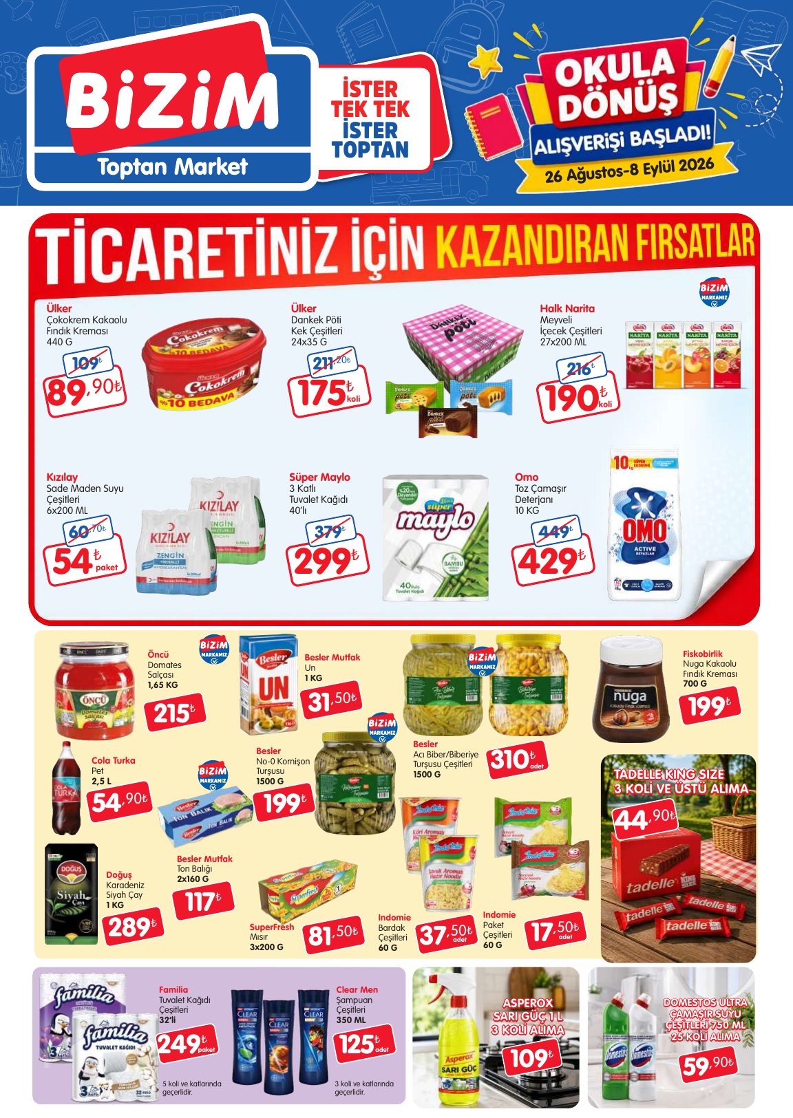 Bizim Toptan Broşürü Geleneksel Kanal Fırsat Bülteni