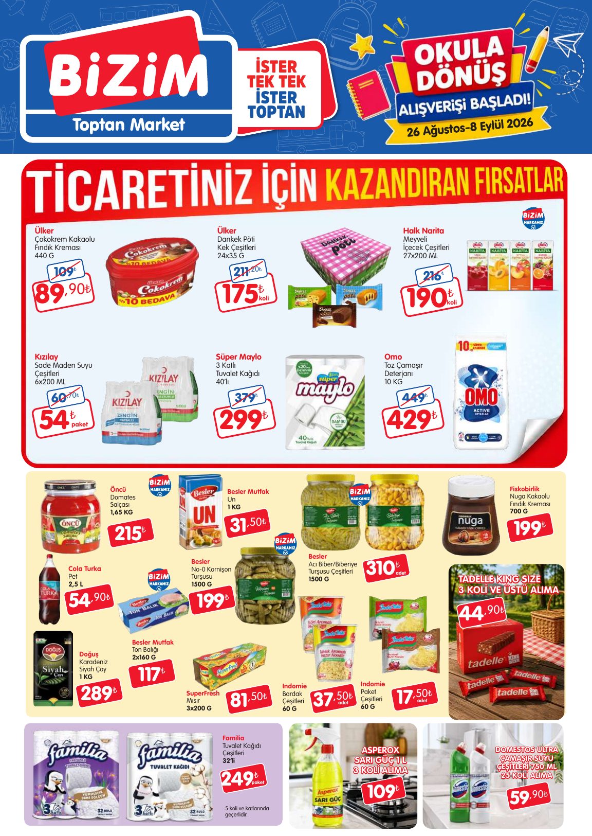 Bizim Toptan Broşürü Geleneksel Kanal Fırsat Bülteni
