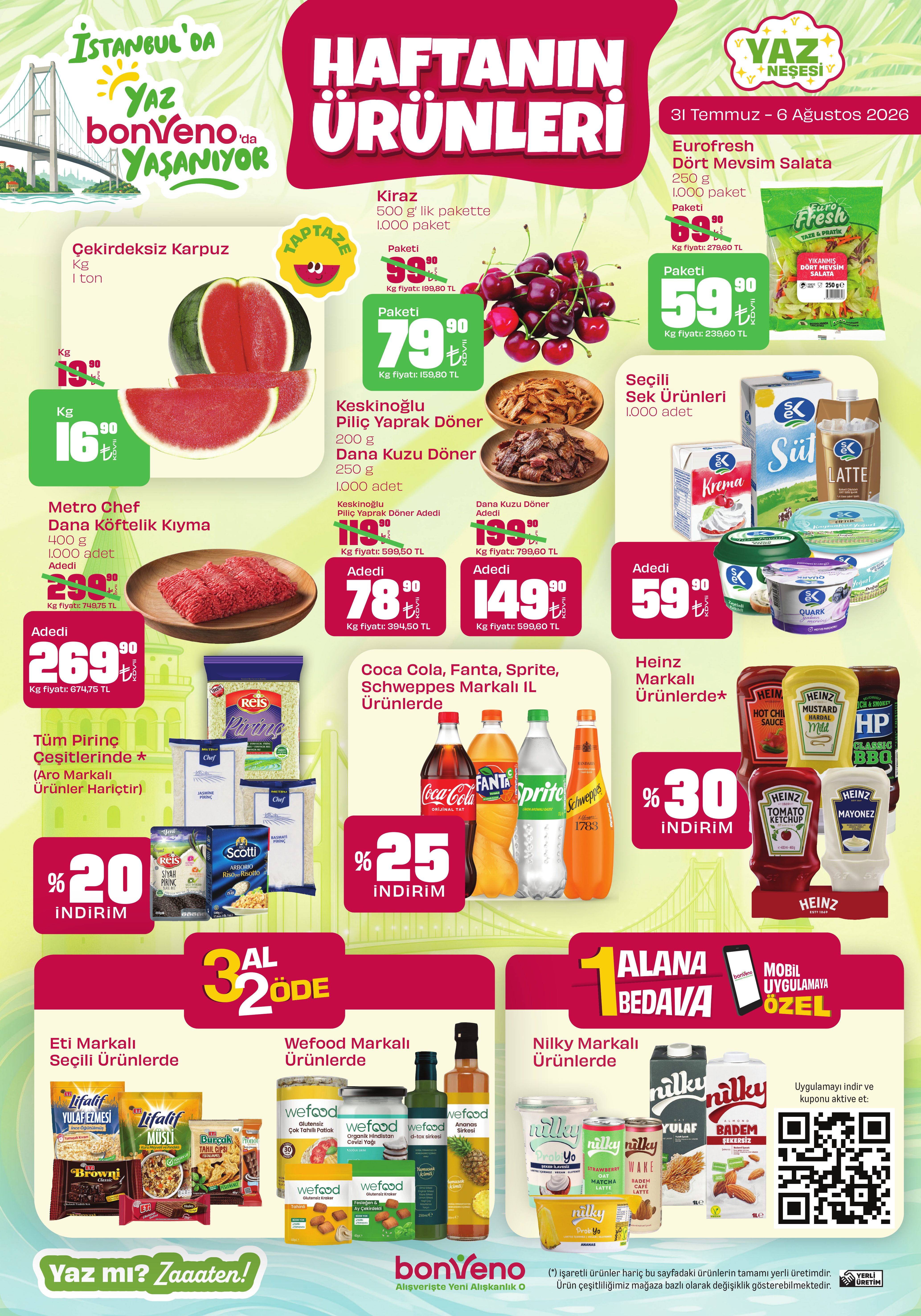 Bonveno Broşürü 31 Temmuz-6 Ağustos — sayfa 1
