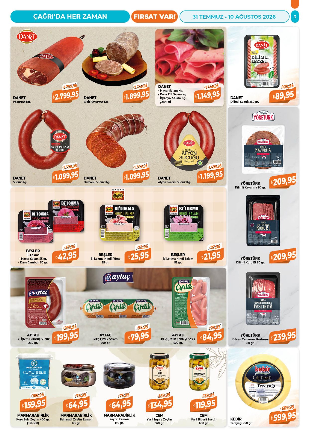 Çağrı Market Broşürü Güncel Katalog — sayfa 3