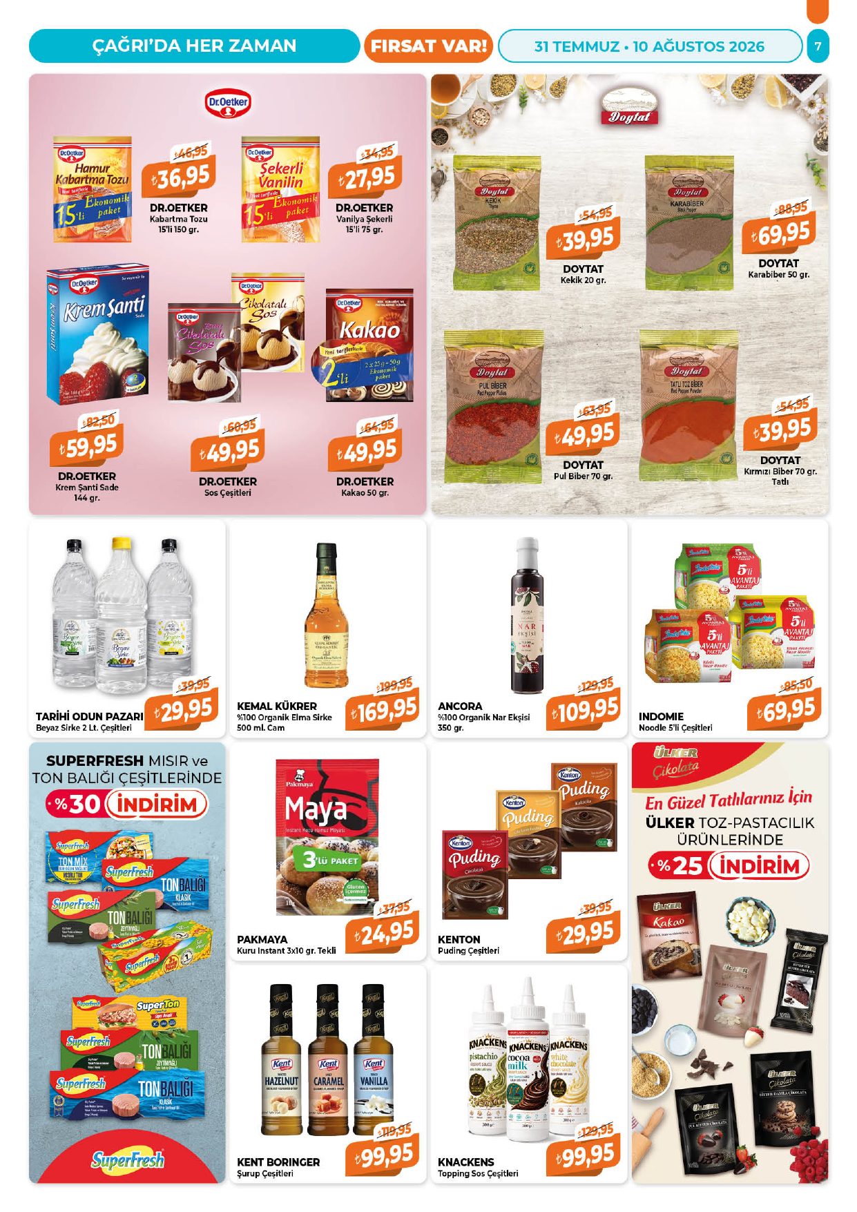 Çağrı Market Broşürü Güncel Katalog — sayfa 7