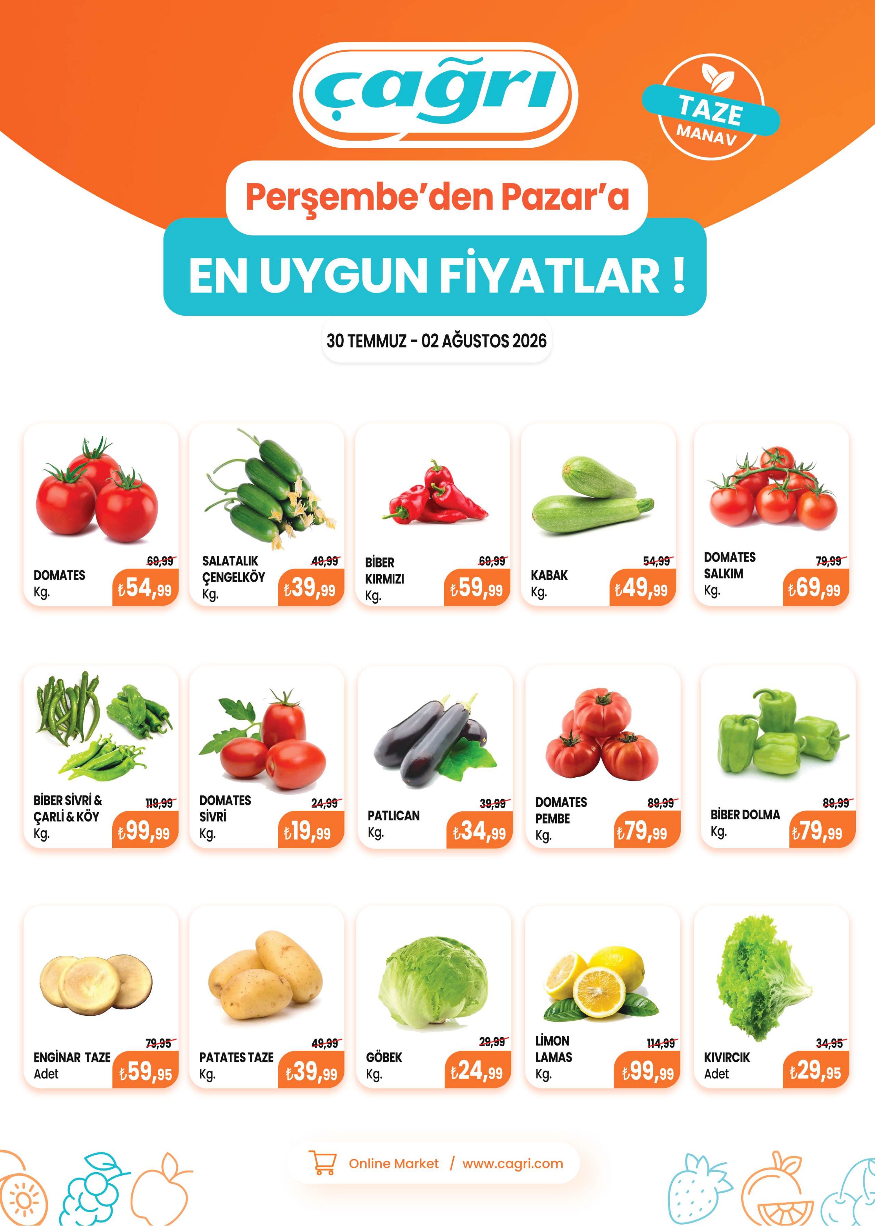 Çağrı Market Broşürü Manav — sayfa 2