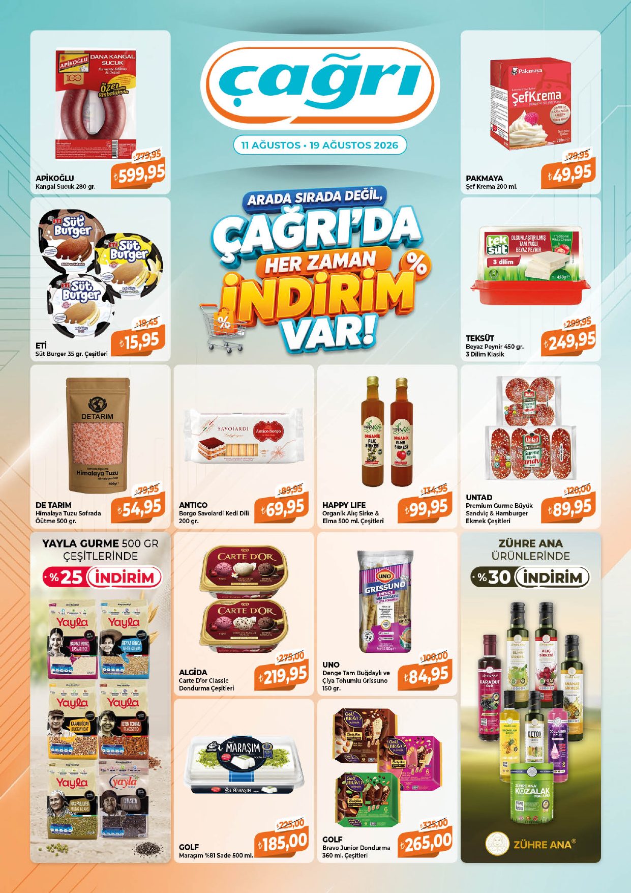 Çağrı Market Broşürü Çağrı'da Hep İndirim Var!