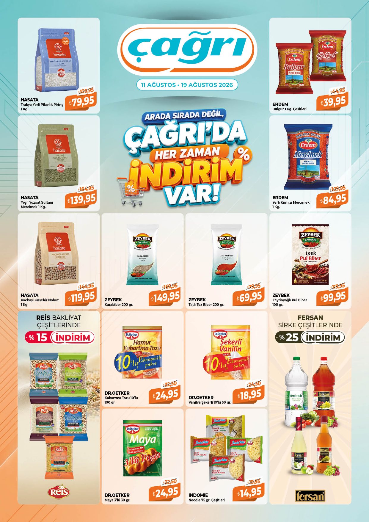 Çağrı Market Broşürü Çağrı'da Hep İndirim Var! — sayfa 2