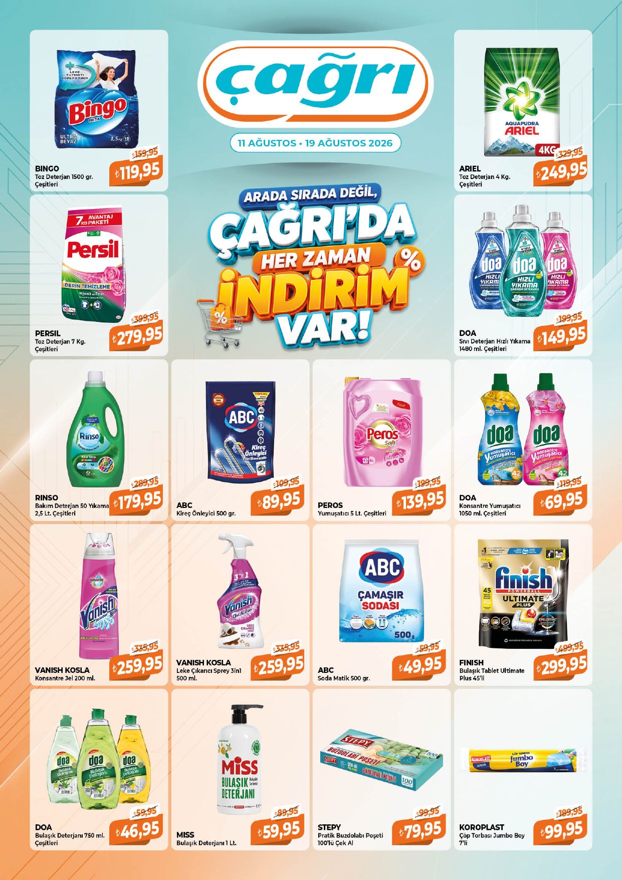 Çağrı Market Broşürü Çağrı'da Hep İndirim Var! — sayfa 6