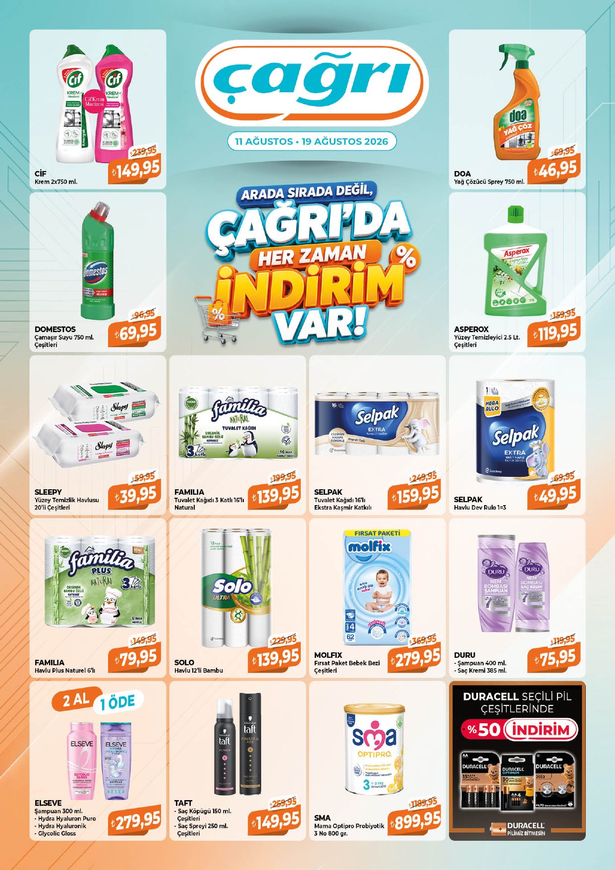 Çağrı Market Broşürü Çağrı'da Hep İndirim Var! — sayfa 7