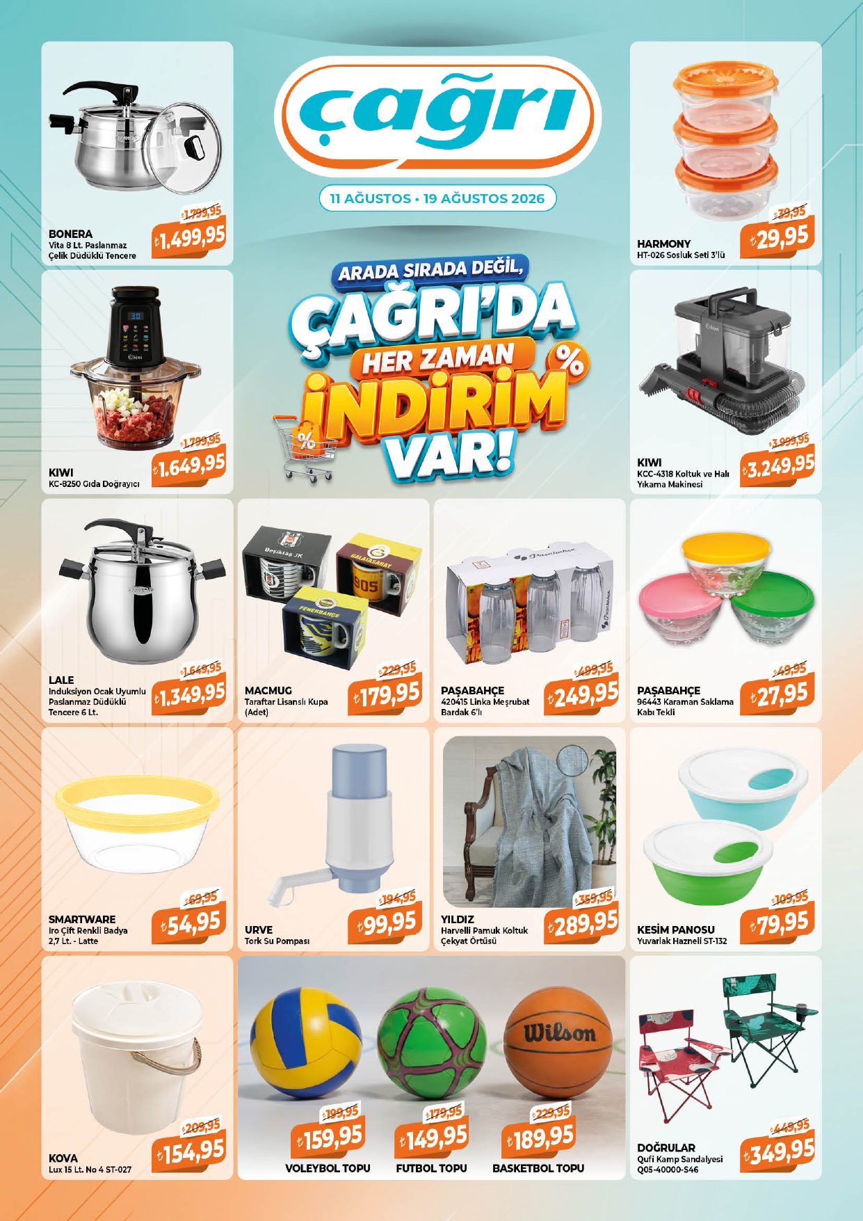 Çağrı Market Broşürü Çağrı'da Hep İndirim Var! — sayfa 8