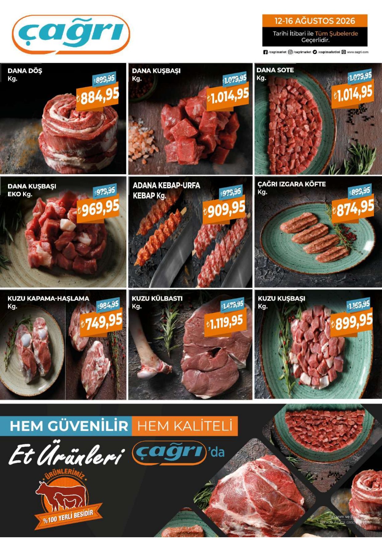 Çağrı Market Broşürü Kasap — sayfa 1