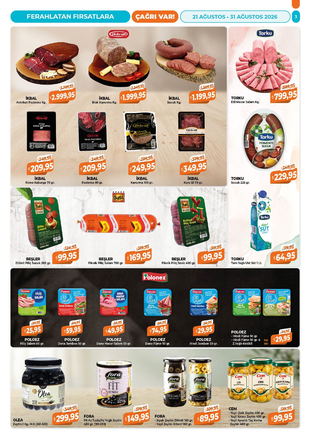 Çağrı Market Broşürü Güncel Katalog — sayfa 3