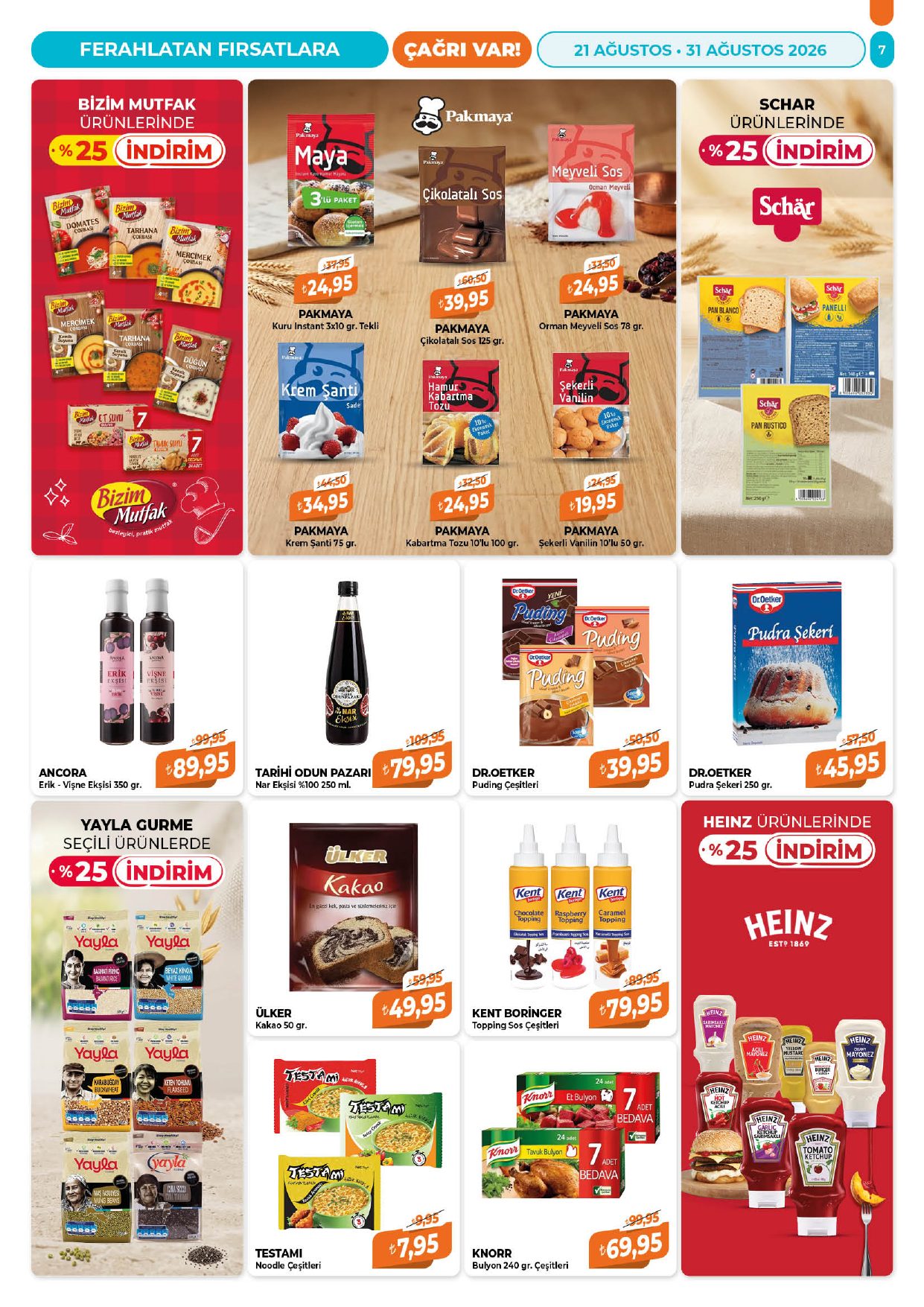 Çağrı Market Broşürü Güncel Katalog — sayfa 7