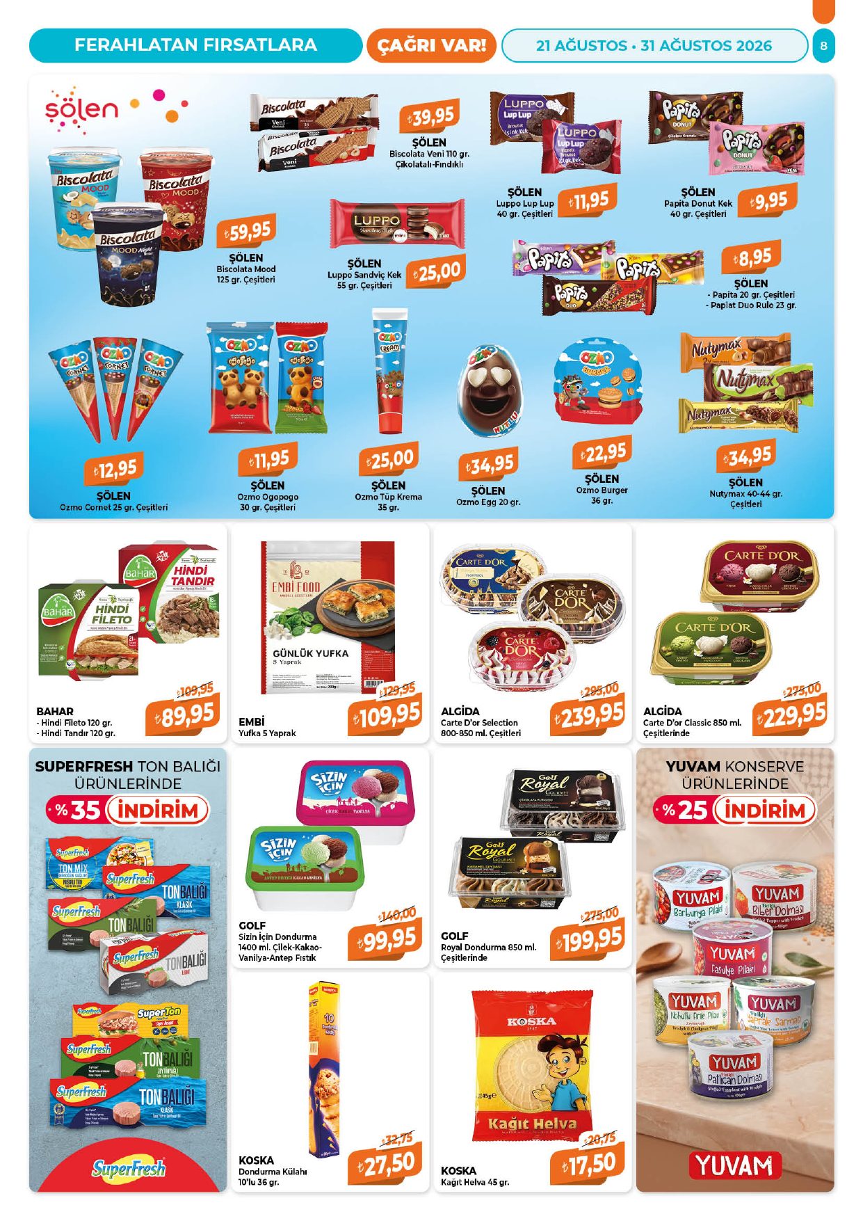 Çağrı Market Broşürü Güncel Katalog — sayfa 8