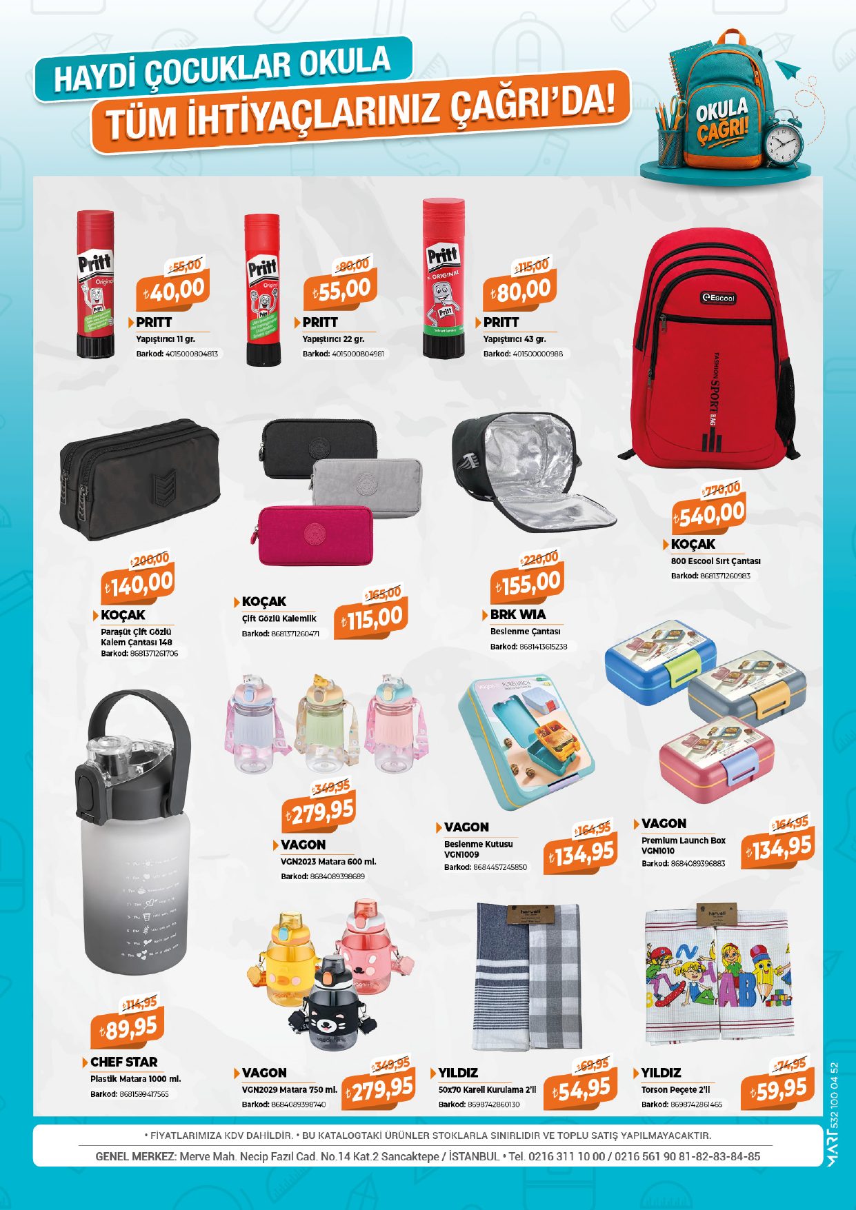 Çağrı Market Broşürü 25 Ağustos-30 Eylül-Kırtasiye — sayfa 4