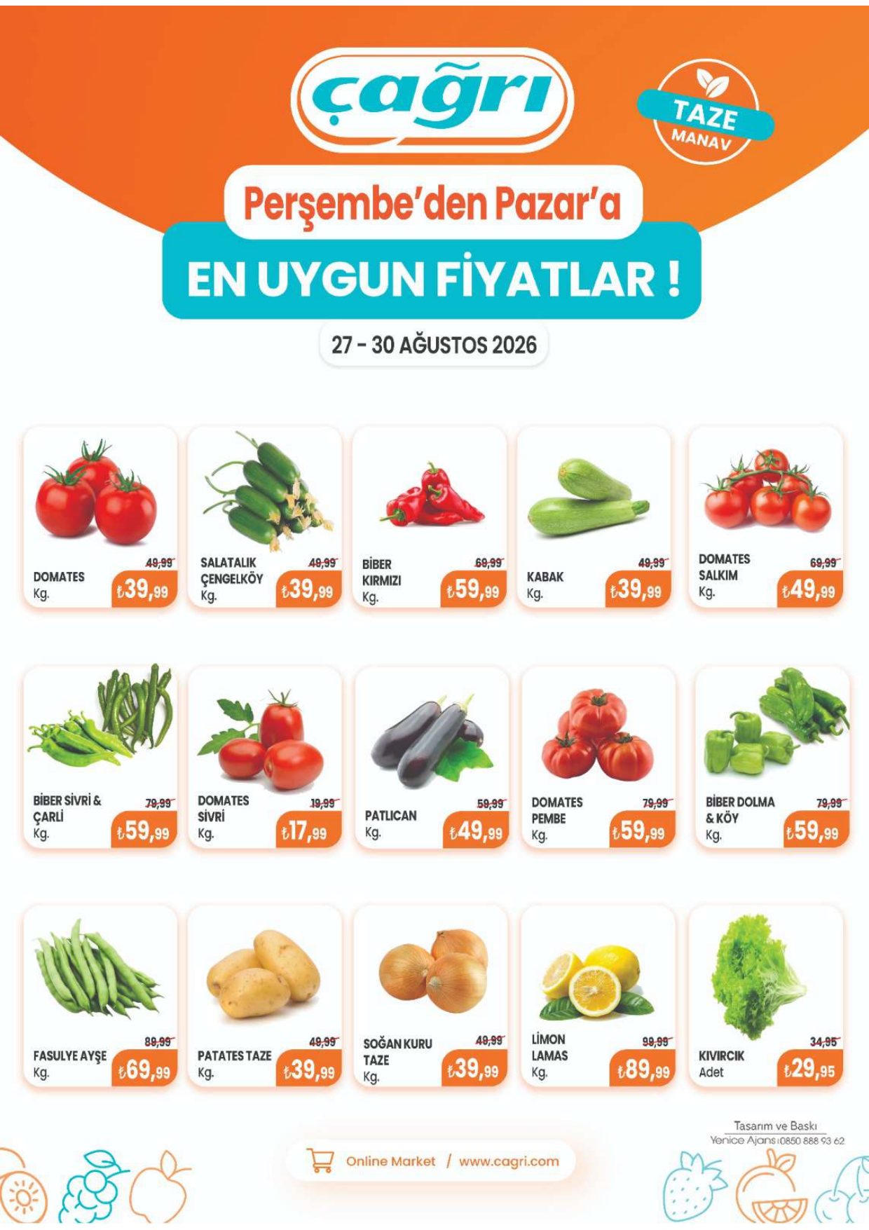 Çağrı Market Broşürü Manav — sayfa 2
