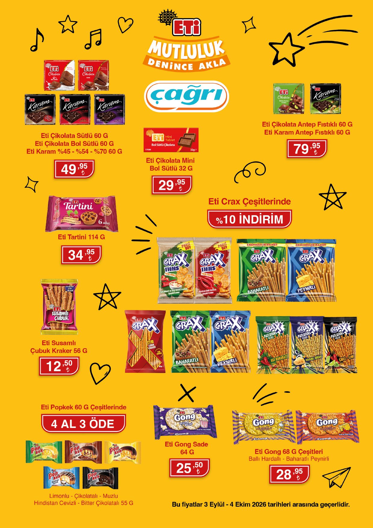Çağrı Market Broşürü 3 Eylül - 4 Ekim-Eti