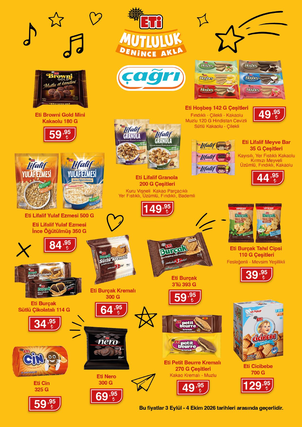 Çağrı Market Broşürü 3 Eylül - 4 Ekim-Eti — sayfa 2