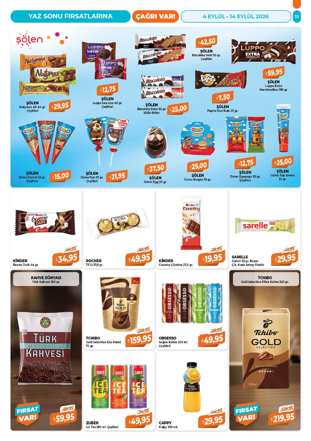 Çağrı Market Broşürü 4-14 Eylül — sayfa 10