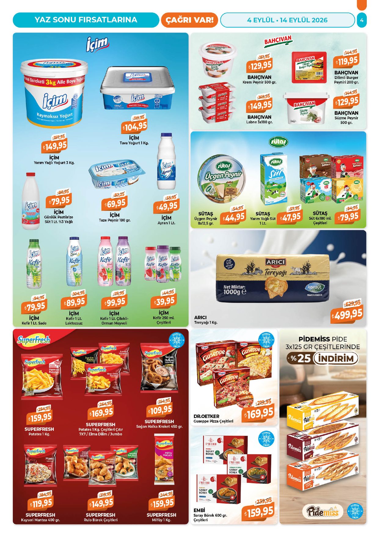 Çağrı Market Broşürü 4-14 Eylül — sayfa 4