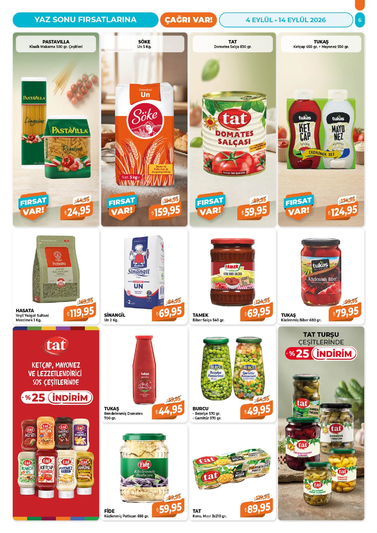Çağrı Market Broşürü 4-14 Eylül — sayfa 6