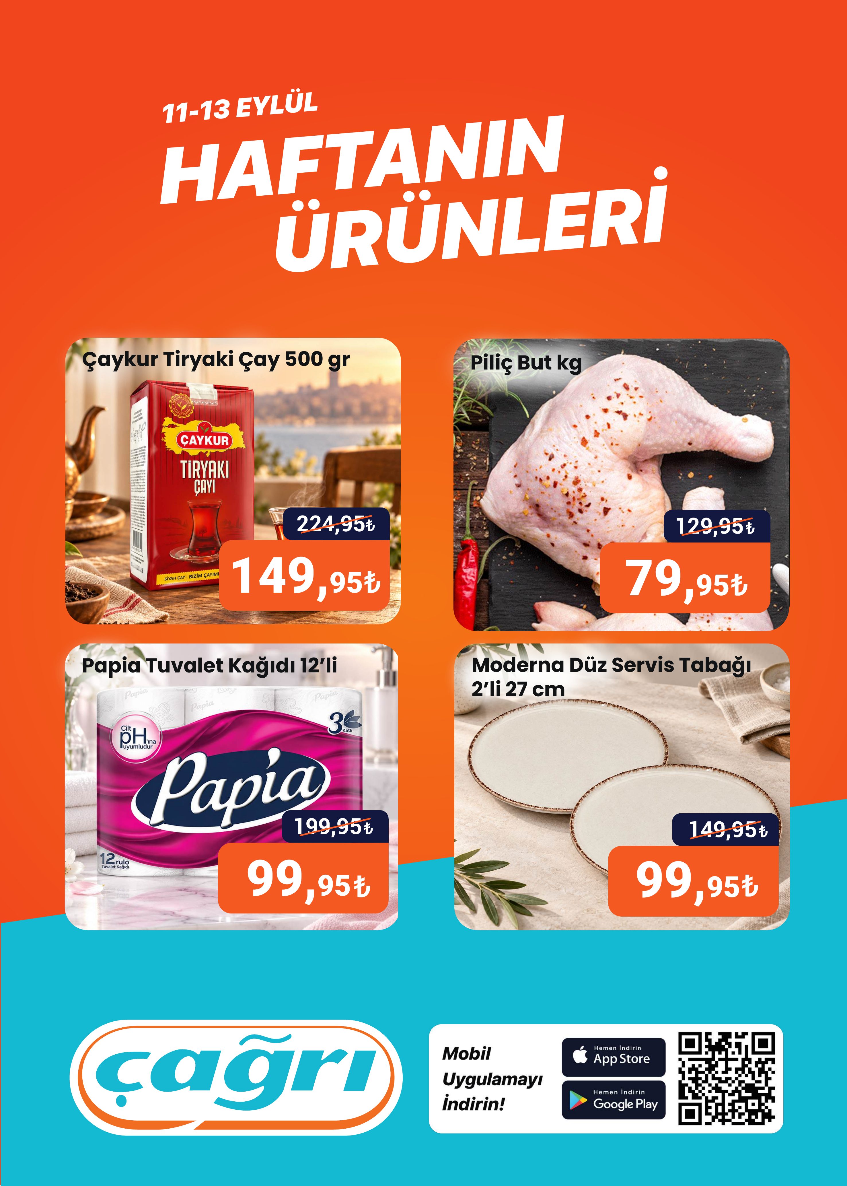Çağrı Market Broşürü 11-13 Eylül- Haftanın Ürünleri