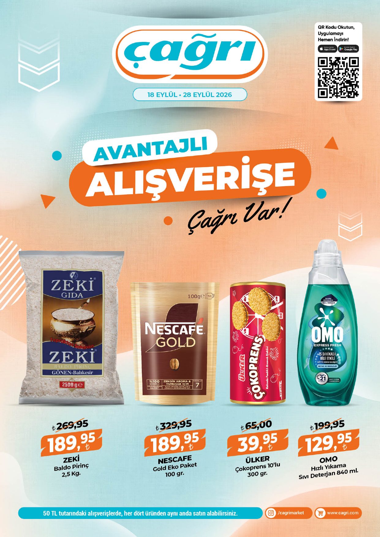 Çağrı Market Broşürü 18-28 Eylül — sayfa 1