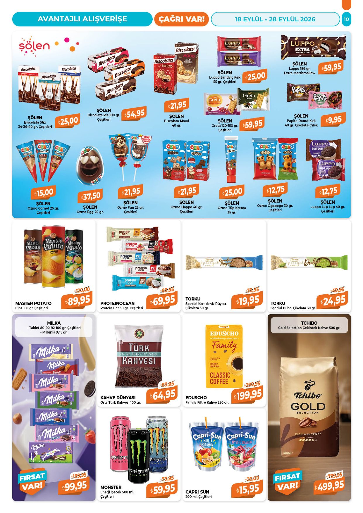 Çağrı Market Broşürü 18-28 Eylül — sayfa 10